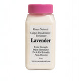Roses Natural Lavender Carpet Deodorizer Powder - Long-Lasting Fresh Scent | Natural Odor Eliminator for Carpets, Rugs, Pet Beds & Mattresses | Pet
