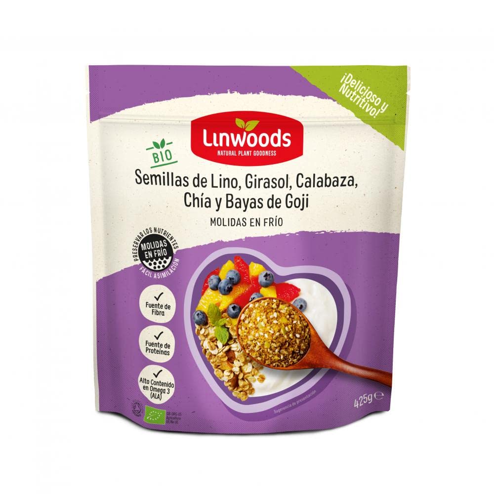 LINWOODS Sunflower Pumpkin & Chia Seeds, 425 GR