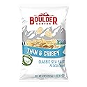 Boulder Canyon Thin & Crispy Classic Sea Salt Potato Chips, 6 OZ