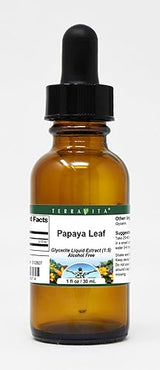 Papaya Leaf Glycerite Liquid Extract (1:5) - No Flavor (1 oz, ZIN: 512807)