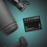 RESPAWN by 5 GUM Mental Focus Gum, Cool Mint Sugar Free Chewing Gum, 15 Sticks
