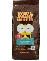 Wide Awake Coffee House Blend Ground Coffee, 12 Ounce