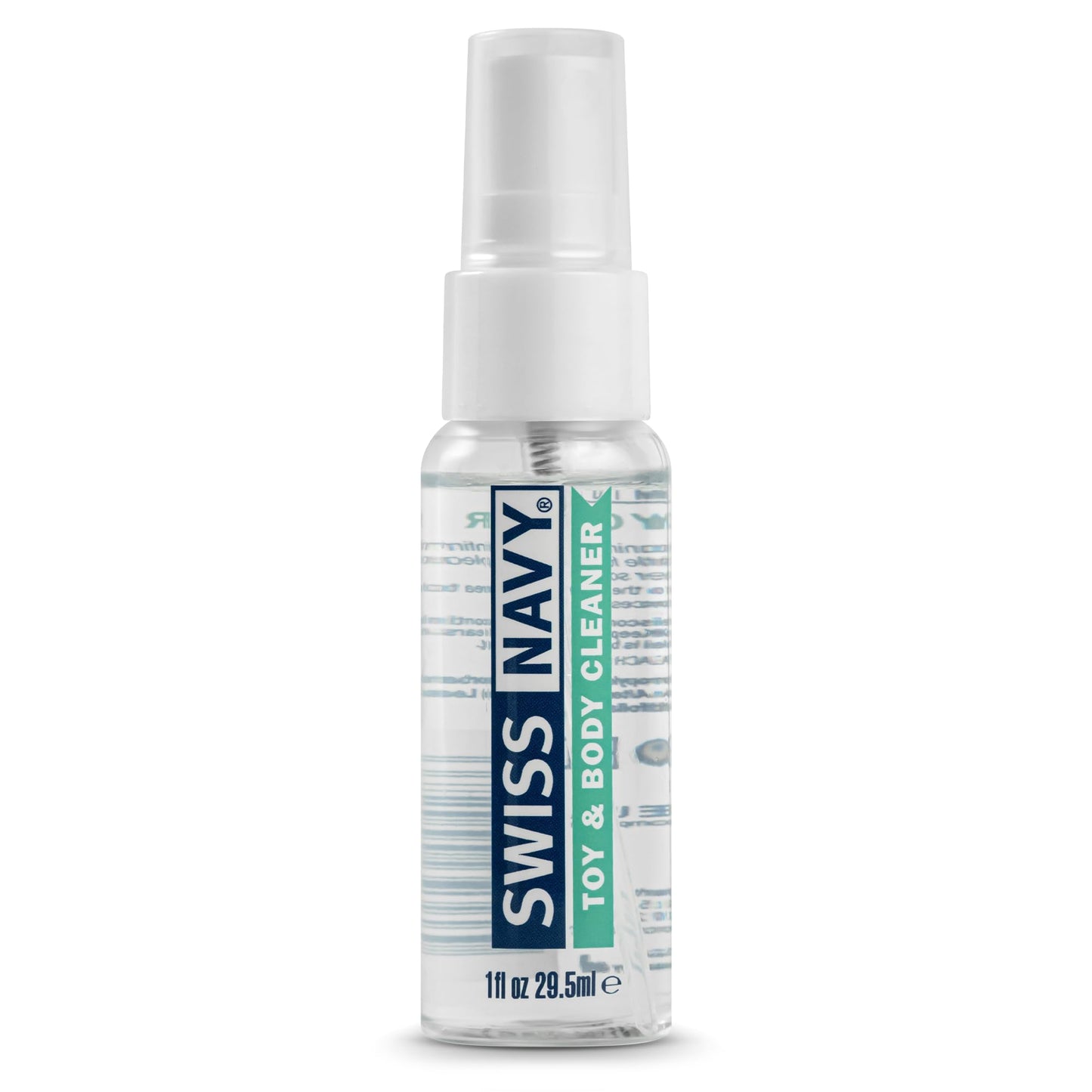 Swiss Navy Premium Toy & Body Spray Cleaner - 1 oz - Body-Safe, Gentle, Dermatologically Tested Cleanser for Toys & Intimate Areas - Safe