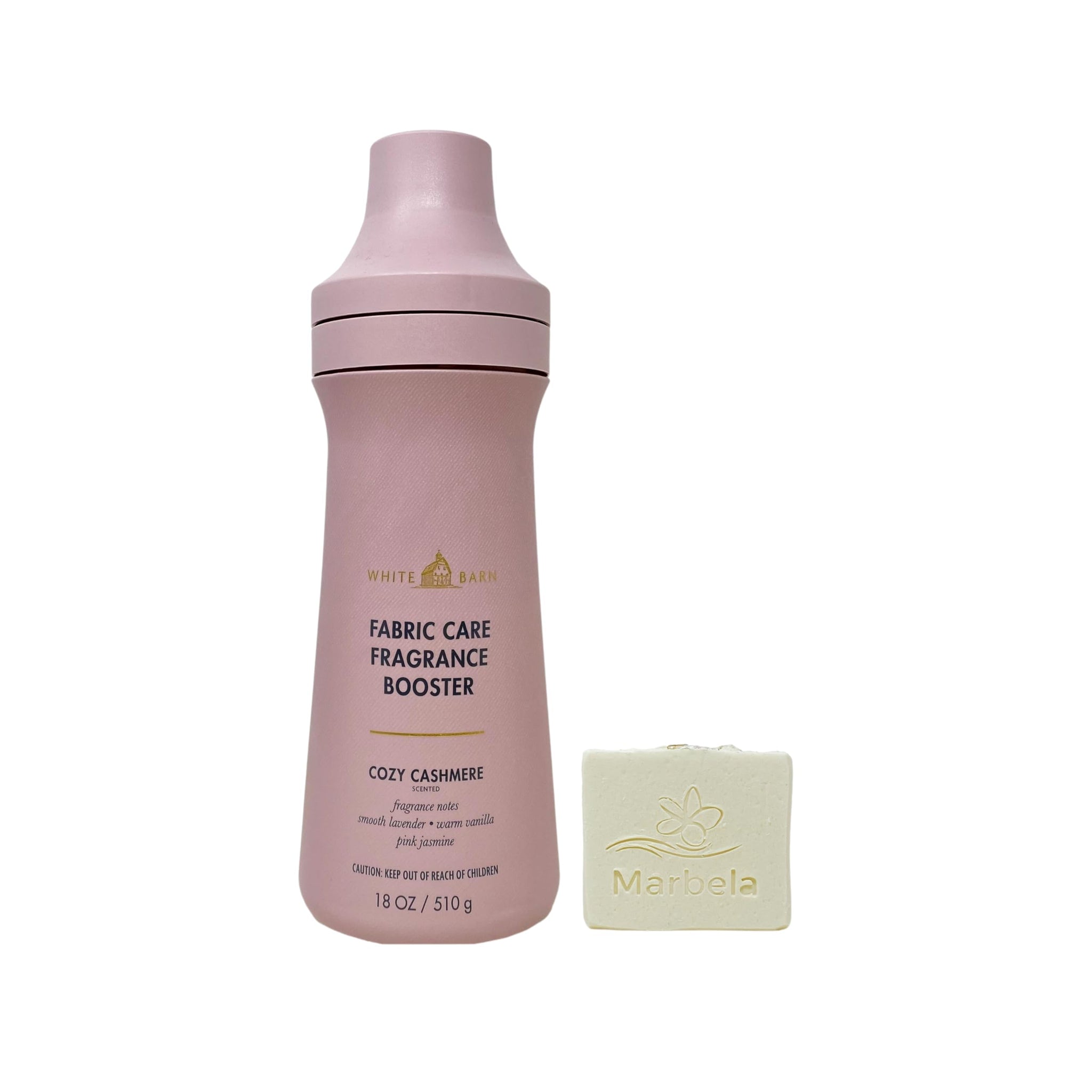 Bath & Body Works Cozy Cashmere Fabric Care Fragrance Booster with a Natural Oats Bar Soap