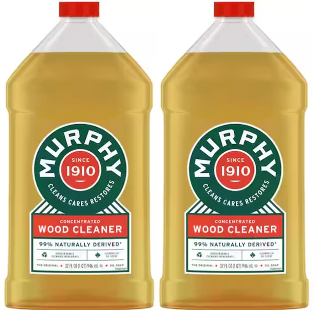 Murphy Oil Soap Oil Soap Concentrated Original Wood Cleaner, 32-Ounce, (Value Pack of 2)