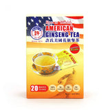 Hsu's Root to Health American Ginseng Tea, 20 Teabags #1036