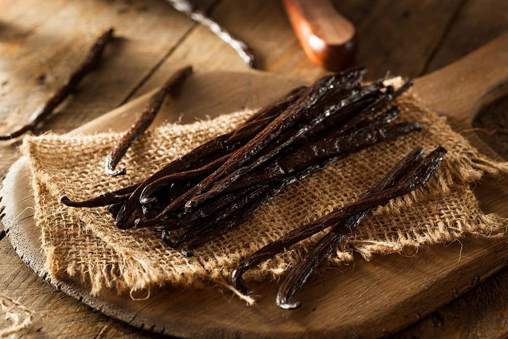 8 oz Tanzanian Vanilla Beans Whole Grade A Vanilla Pods for Homemade Vanilla Extract, Baking, Ice Cream, Flavoring, & Vanilla Powder