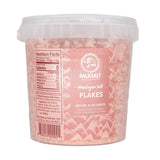 Falksalt Pink Himalayan Crystal Flakes, 21 oz, Gourmet Finishing Salt, Pyramid Salt Crystals, Mediterranean Sea Salt