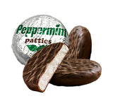 25 Pounds Fruidles Holiday Rich Chocolate Peppermint Patties Party Bag Fillers, Individually Wrapped Silver Foils, Kosher Certified Dairy