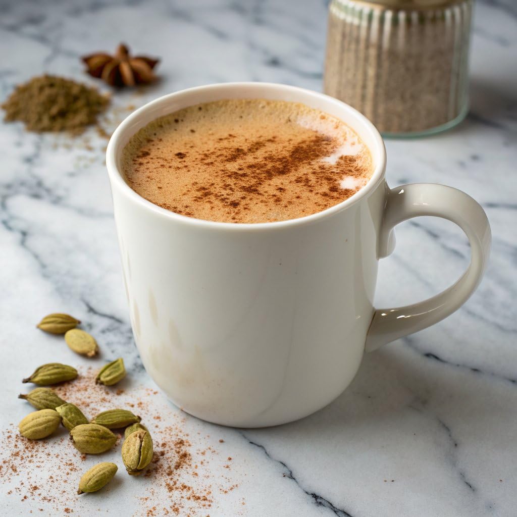 Double Donut Coffee Chai Latte Pods - Spiced & Creamy Chai Tea Latte - Notes of Cinnamon, Cardamom, Cloves & Ginger, Compatible with Keurig Brewers