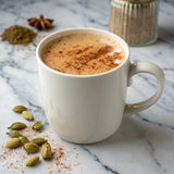 Double Donut Coffee Chai Latte Pods - Spiced & Creamy Chai Tea Latte - Notes of Cinnamon, Cardamom, Cloves & Ginger, Compatible with Keurig Brewers