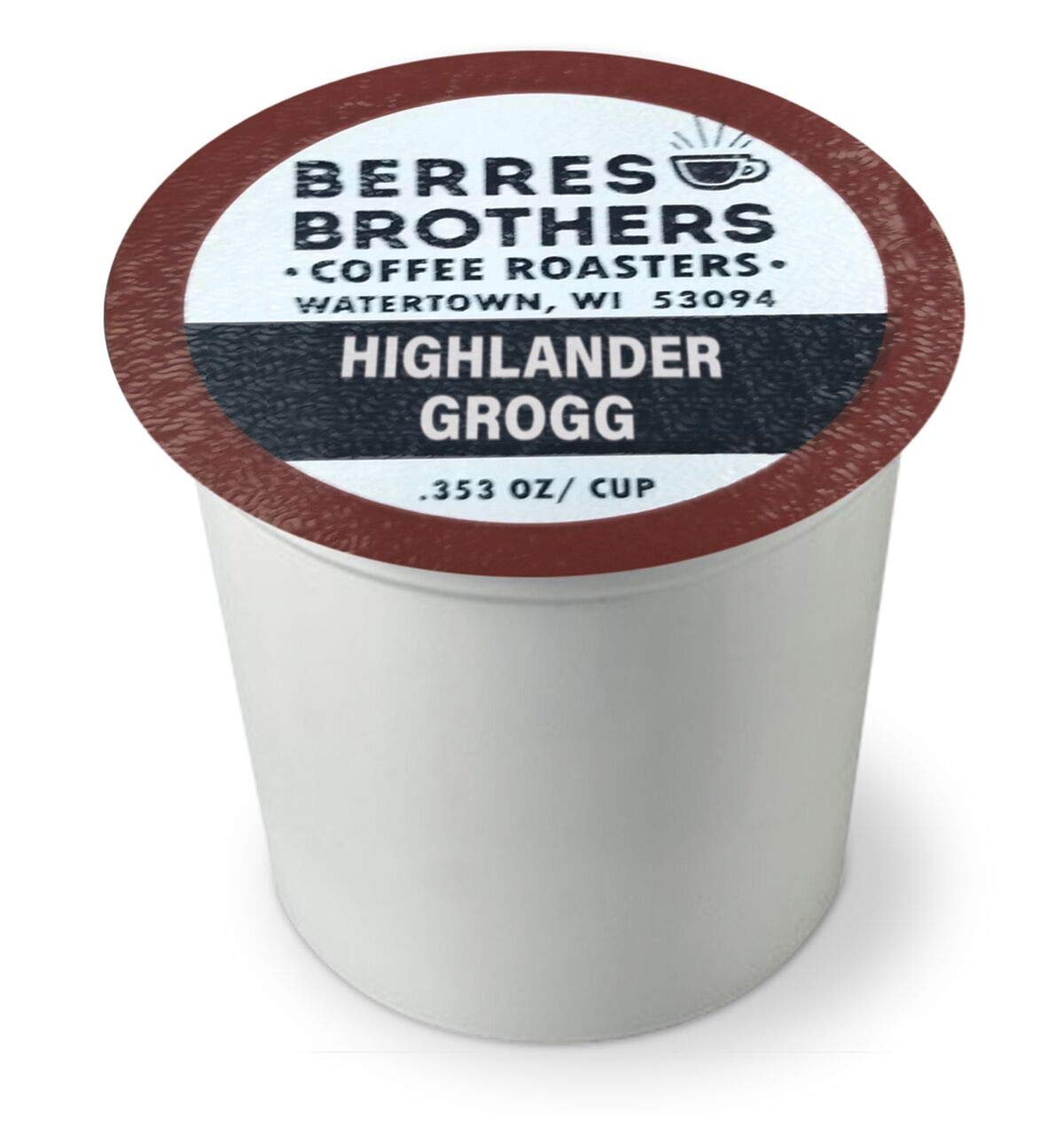 Berres Brothers Highlander Grogg Coffee K Cups K Pods 12 Count Single Serve Pods for Keurig K Cups Coffee Makers, Flavored Medium Roast Coffee