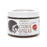Amoretti - Cookies & Cream Crunchy Cookie Spread - 12 oz