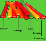 Mike and Ike Filled Licorice Ropes, Assorted Fruit Flavors, Soft and Chewy Candy with Filled Center, 2 Pack