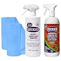 FOLEX Carpet Spot Remover & Hardwood/Floor Cleaner Bundle - Removes Pet Stains, Grease, Red Wine, Food & More - Bundle of Two 32 oz Bottles + 2