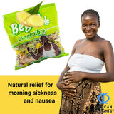 African Delights Begue Ginger Candy, Individually Wrapped Sweet and Spicy Ginger Candy (Pack of 100)