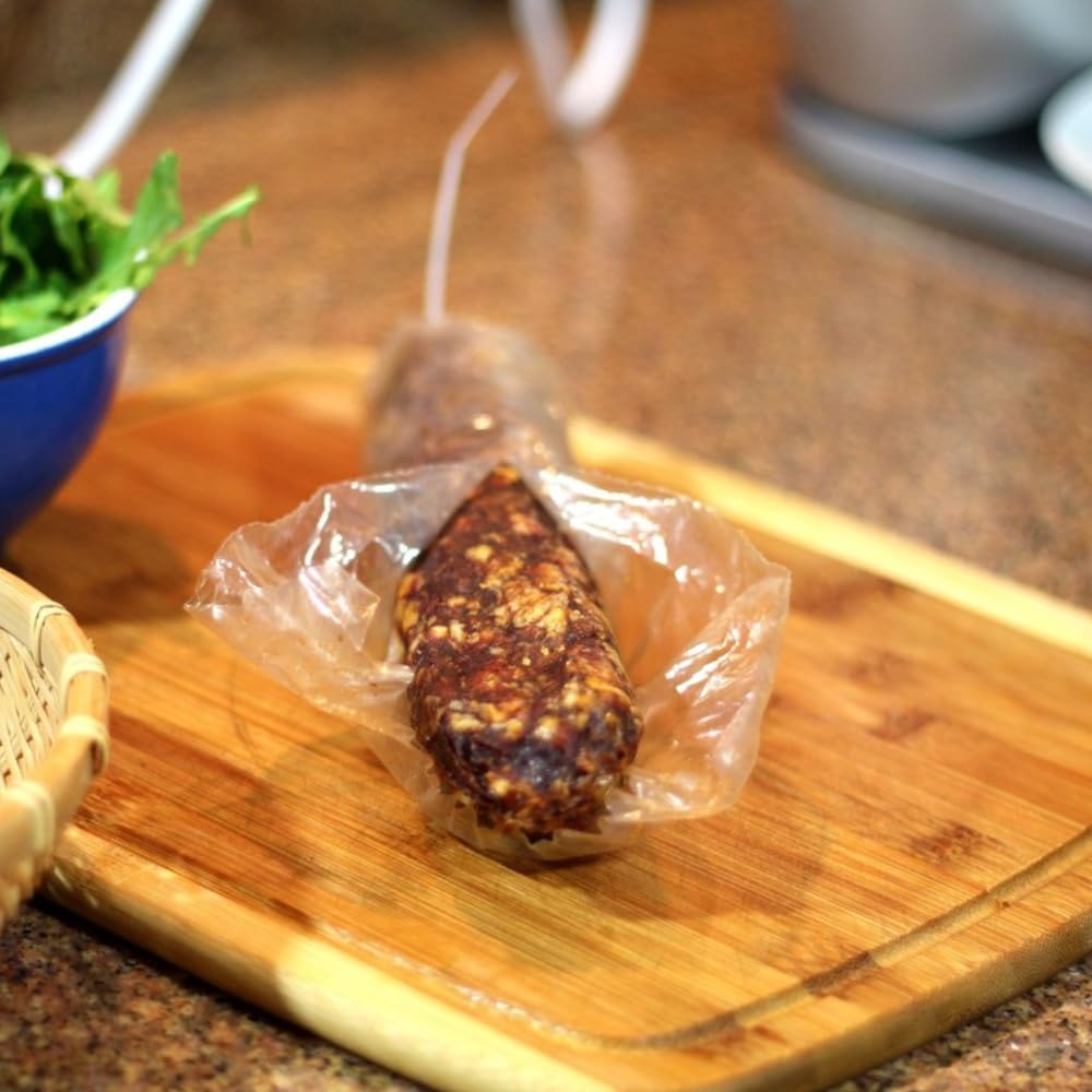 UMAi Dry 50mm Dry Sausage Casings (30 ft) - Make Homemade Salami, Pepperoni & Dry-Cured Sausage, Makes 25-30 lbs of Meat