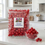 Cherry Sours Candy Balls - 2 lb Bulk Bag of Gourmet Tart Chewy Sweet and Sour Red Treats