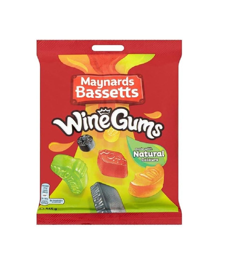 Maynards Bassetts Wine Gums £1 Sweets Bag (165g x 3)