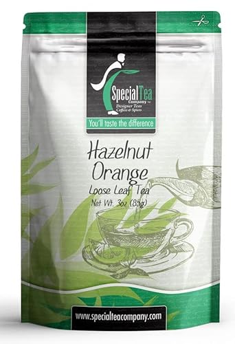 Special Tea Hazelnut Orange Black Tea, Loose Leaf 3 oz