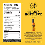 Trejo's Habanero Hot Sauce | Bold & Smoky with Sweet Carrot, Onion & Garlic | Handcrafted in USA | Vegetarian & Non-GMO | Perfect for Marinades