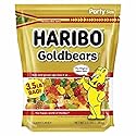 Haribo Goldbears Original Gummy Bears Candy, 3.5 lb Bulk Party Size Bag, Assorted Fruit Flavors, Fat-Free Sweet Treat