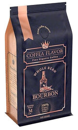 Bourbon Flavored Whole Bean Coffee - Organic Medium Roast 100% Arabica - Single Origin Dominican Coffee with Smooth Bourbon Flavor - Rich Aroma