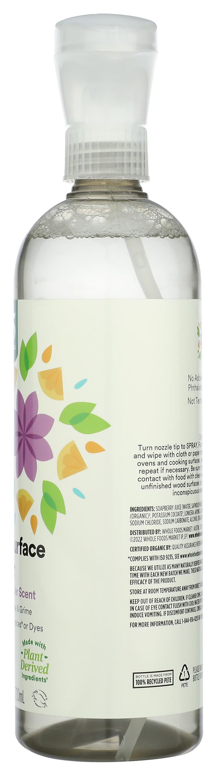 365 by Whole Foods Market Organic Lemon Lavender Multi Surface Cleaner, 24 FZ