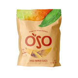 Oso Snacks Dried Mango Slices. Premium Quality, Large Round Halves Only, No Sugar Added, One Ingredient: 100% fruit. Vegan, Non-GMO. Naturally Sweet