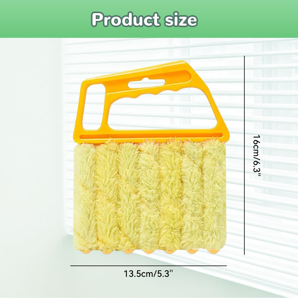 Blind Cleaner Tool, Detachable Window Blind Cleaner Duster Tool, 7 Fingers Dusting Cleaner Mini Blind Duster Brush for Blinds Air Conditioner Vents