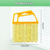 Blind Cleaner Tool, Detachable Window Blind Cleaner Duster Tool, 7 Fingers Dusting Cleaner Mini Blind Duster Brush for Blinds Air Conditioner Vents