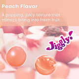 UHA CORORO (Peach / 40g x 6) Japanese Gummy Candy, Gummies (Juicy and Squishy/real fruit juice) kororo