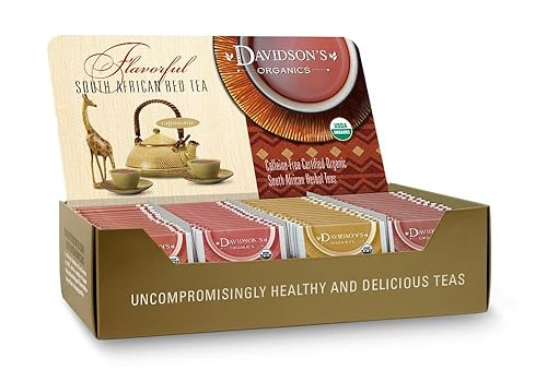 Davidson's Organics, Assorted Red Teas, 100-count Individually Wrapped Tea Bags