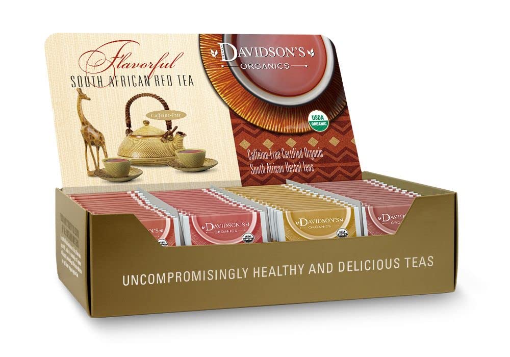 Davidson's Organics, Assorted Red Teas, 100-count Individually Wrapped Tea Bags