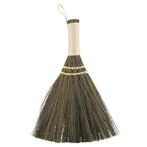 Duster, Household Manual Straw Braided Small Broom Dust Brush Delicate Duster Handmade Dust Floor Cleaning Sweeping Broom