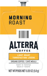 ALTERRA Coffee Morning Roast Single Serve Freshpacks for MARS DRINKS FLAVIA Brewer, 20 Packets