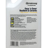 Armstrong Once'n Done Resilient & Ceramic Floor Cleaner Concentrate 32oz No-Rinse No-Wax New Package