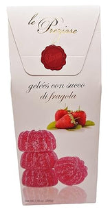 Le Preziose Italian Fruit Jelly with Fruit Juice - 200 Gram- 2 Pack - Strawberry