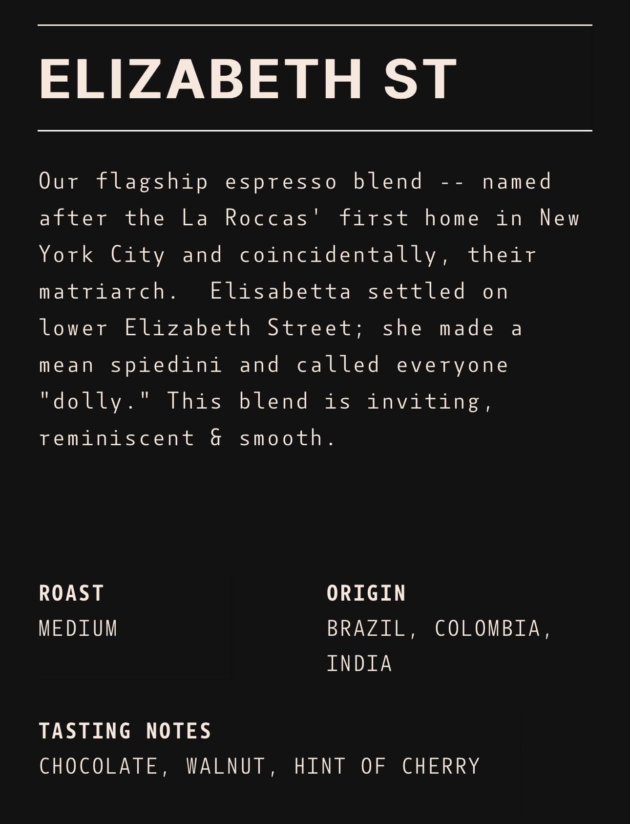 La Rocca Coffee Company - Premium Ground and Whole Bean Coffee in Multiple Blends and Sizes - Hand-Roasted in NYC - Authentic Espresso (2.2 Pound