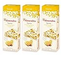 El Almendro Turrones, Turron Crunchy Almond with Orange Nougat Candy Torrone From Spain,Traditional Spanish Brittle Dessert, Gluten Free, 3 Pack