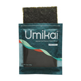 Umikai Premium Sushi Nori Sheets 50 Count, Single Package, Restaurant Quality, Used for Maki, Hand Rolls, Onigiri, Musubi
