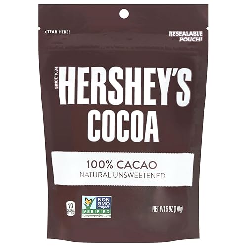 Hersheys, Cocoa 100% Cacao Natural Unsweetened, 6 Ounce
