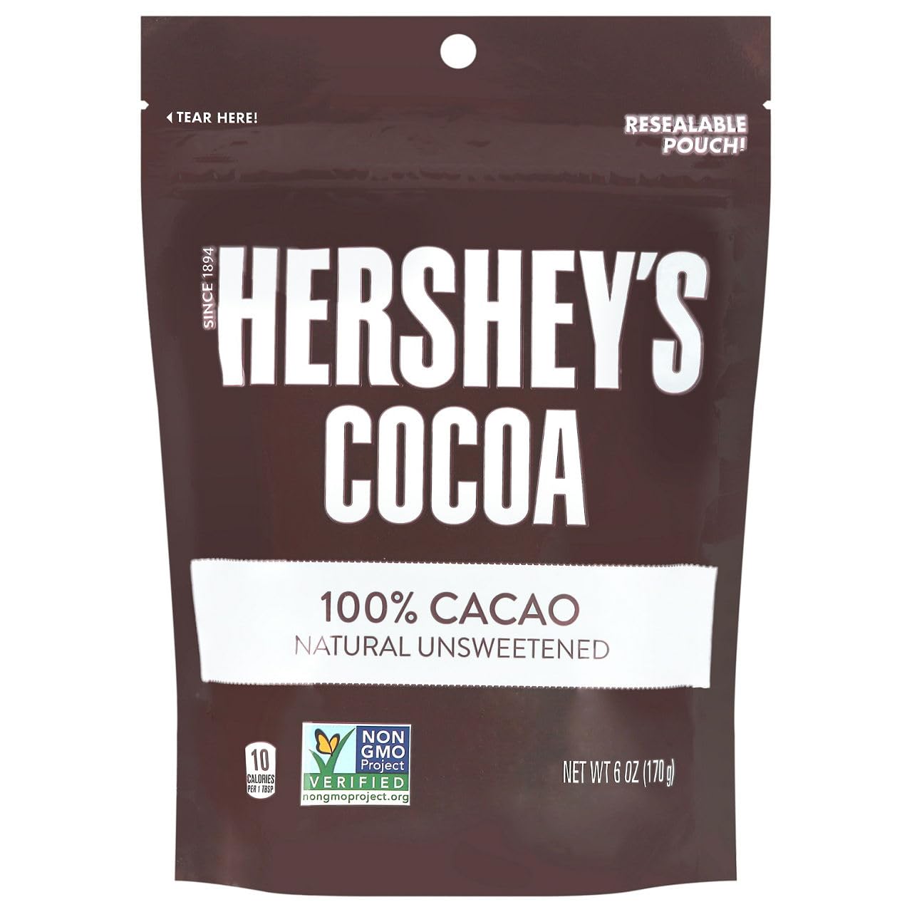 Hersheys, Cocoa 100% Cacao Natural Unsweetened, 6 Ounce