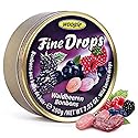 Woogie Refreshing Fine Drops of Wild Berry Candies(Forest Berries Bonbons) in Easy Resealable Round Can For Fresh Breath, Delicious Snack 200 g / 7.05