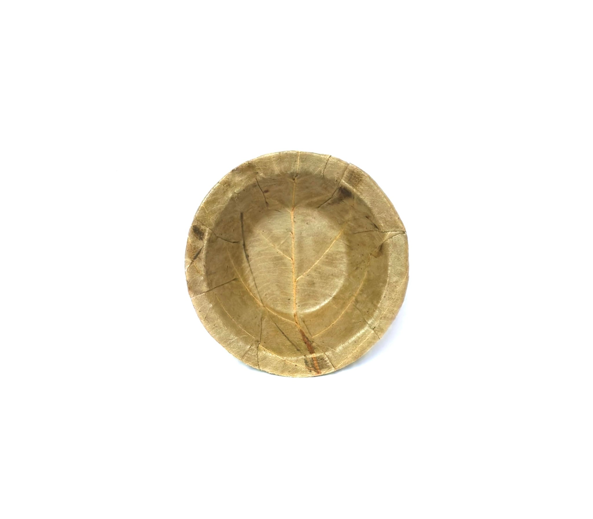 Foliumware Single Use Sal Leaf Bowls (2.9 inch, 50/pack) | Zero Waste, Biodegradable, Backyard Compostable | For Parties, Picnics, BBQ’s, Weddings