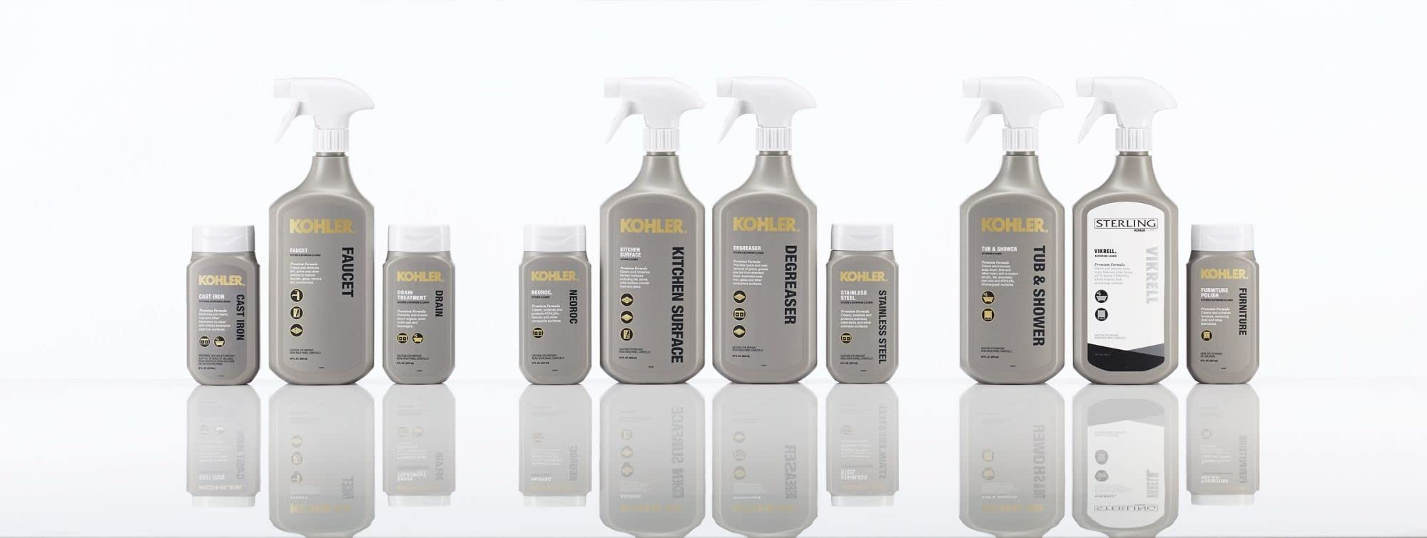 Kohler K-EC23733-NA Sterling Vikrell Cleaner, 28 Fl Oz