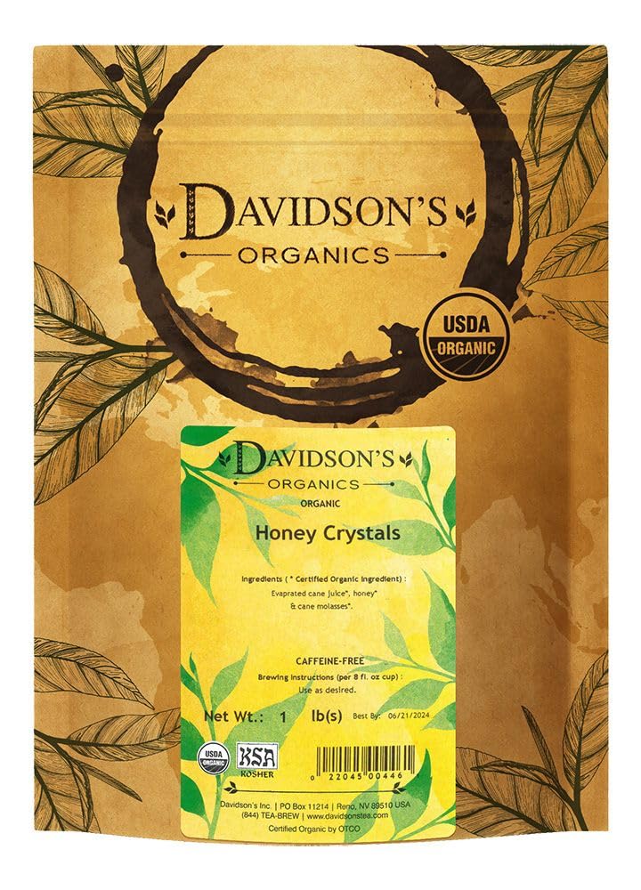 Davidson's Organics, Honey Crystals, Bulk, 16-Ounce Bag