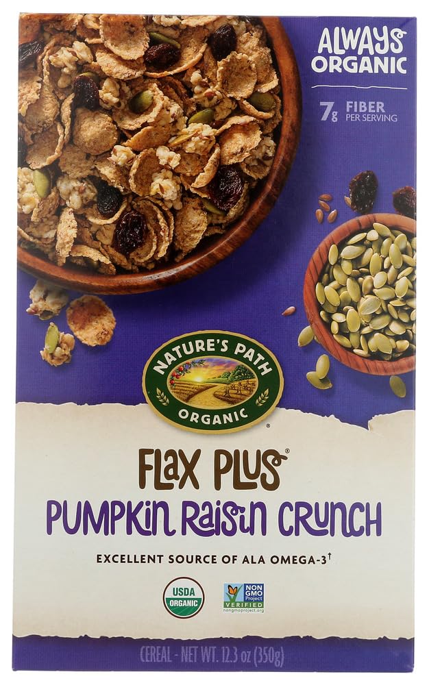Nature's Path, Organic Flax Plus Pumpkin Crunch Cereal 12.35 Ounce