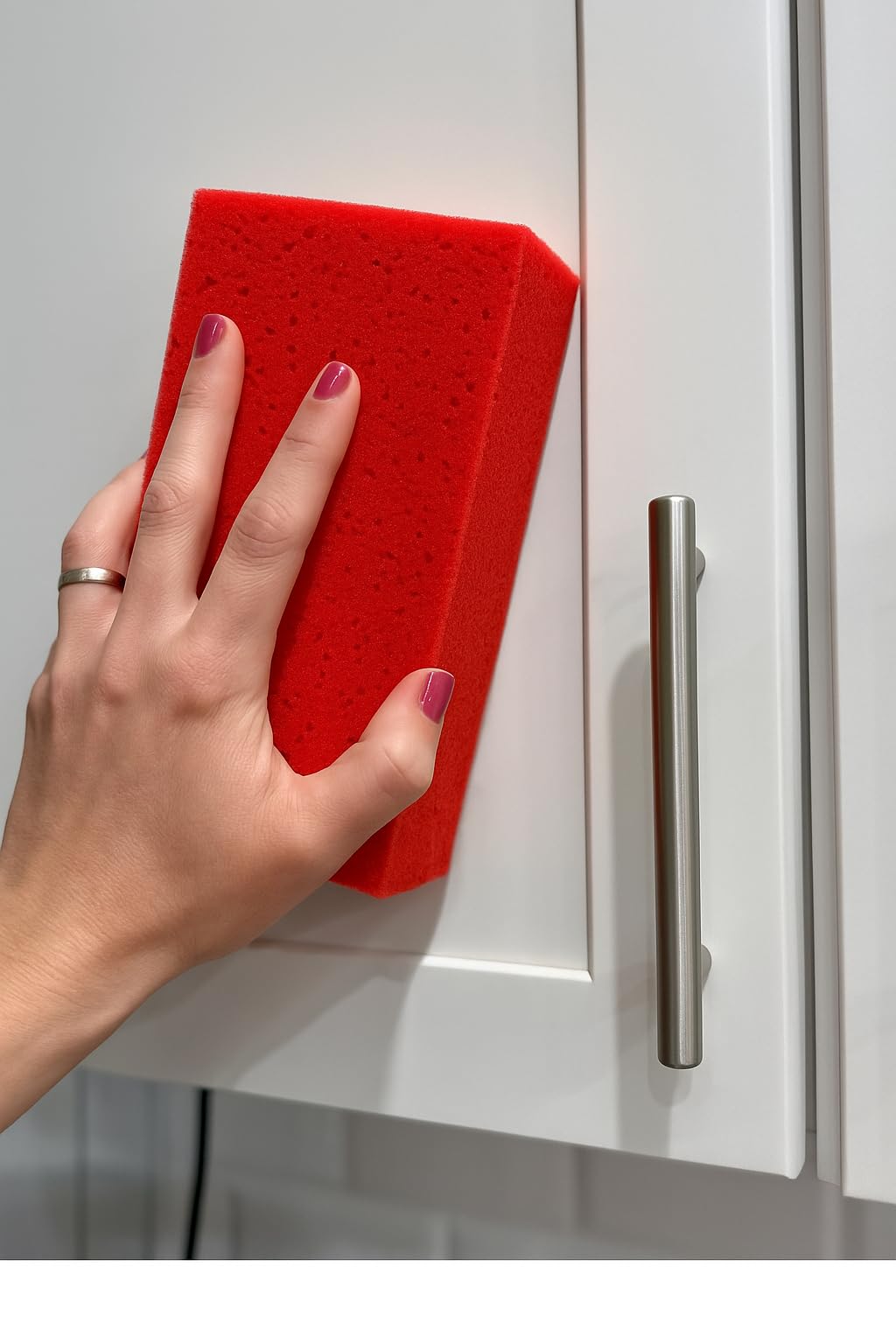 Multi-Purpose Sponges for Cleaning - Red 2 Pack, Large Sponges for Car Washing, Tile & Grout, All Purpose Cleaning