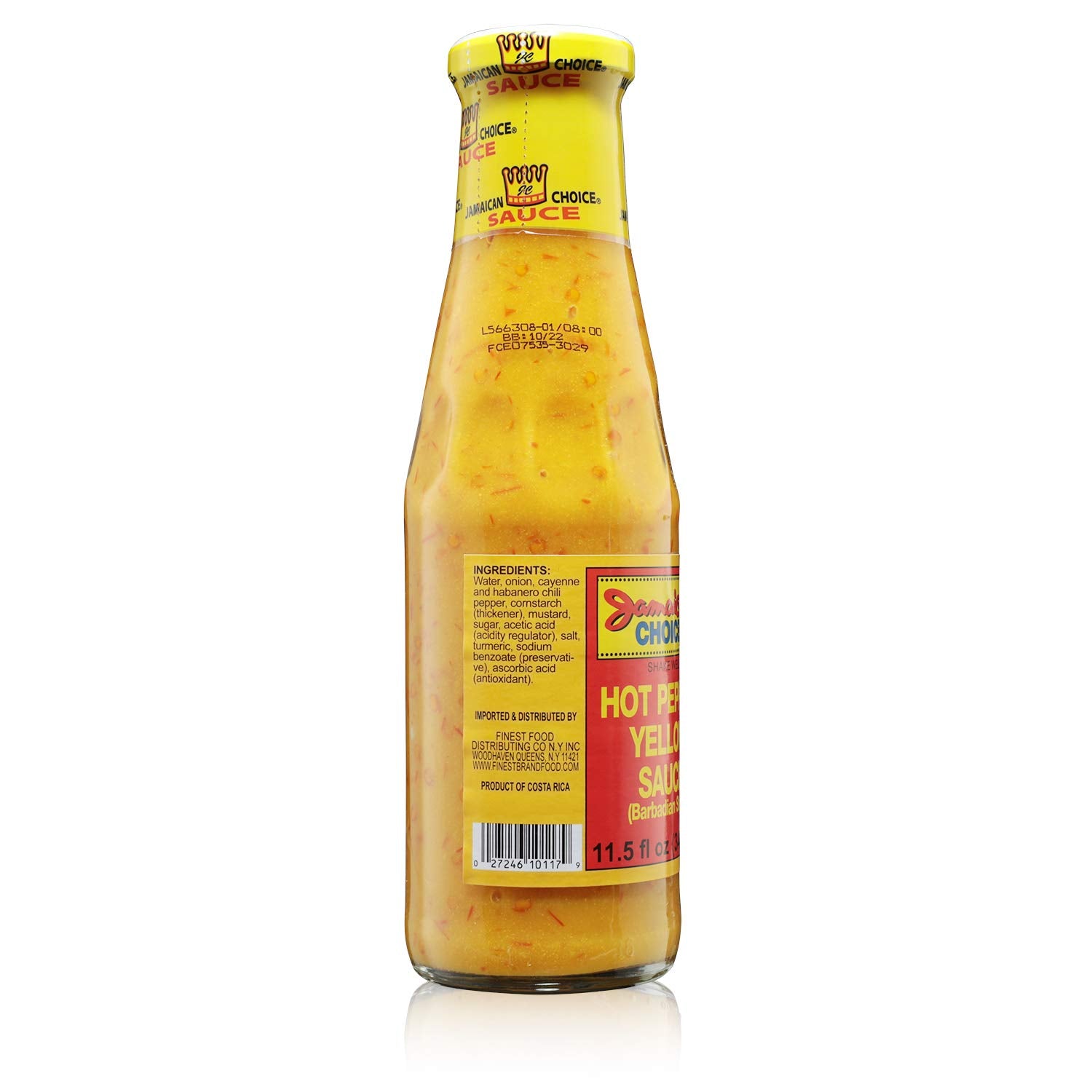 Jamaican Choice Hot Pepper Yellow Sauce | 11.5oz